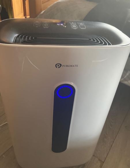PureMate 20L Smart WiFi​ Dehumidifier ​for Home Large 6.5L Tank or Continuous Drainage Sleep Mode Adjustable​ Humidity Sensor​Laundry Drying​ 24H Timer​ Ideal for Damp​ And Condensation